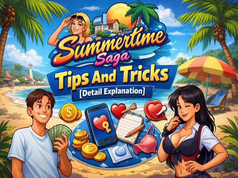 Summertime Saga Tips And Tricks [Detail Explanation]