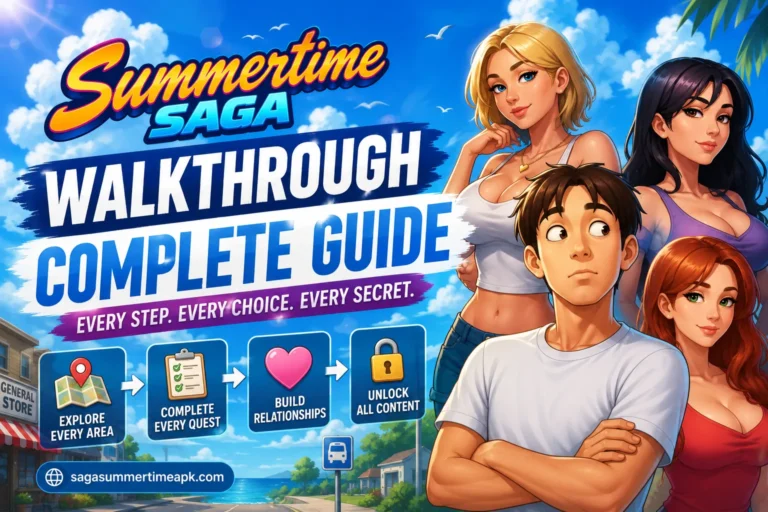 Summertime Saga Walkthrough Guide: 100% Story & Character Progression