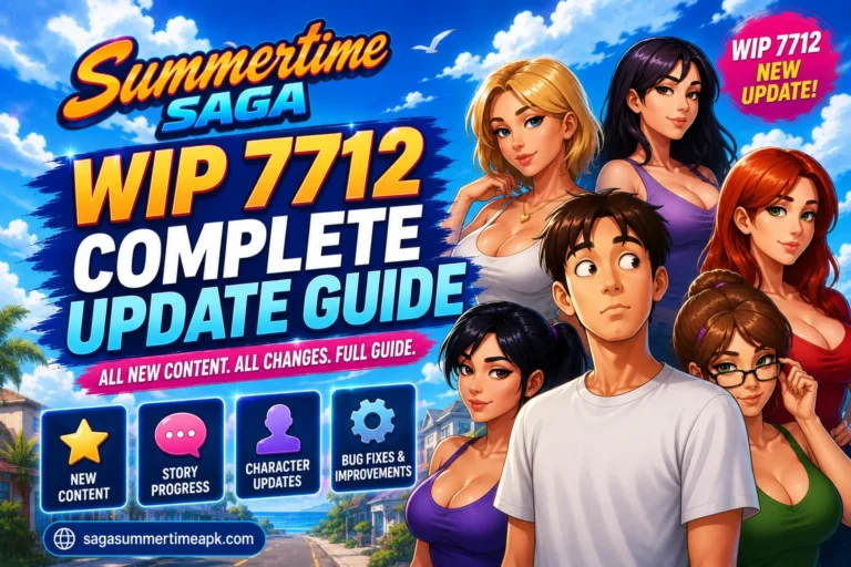Summertime Saga Apk WIP 7712 Download and Install Guide